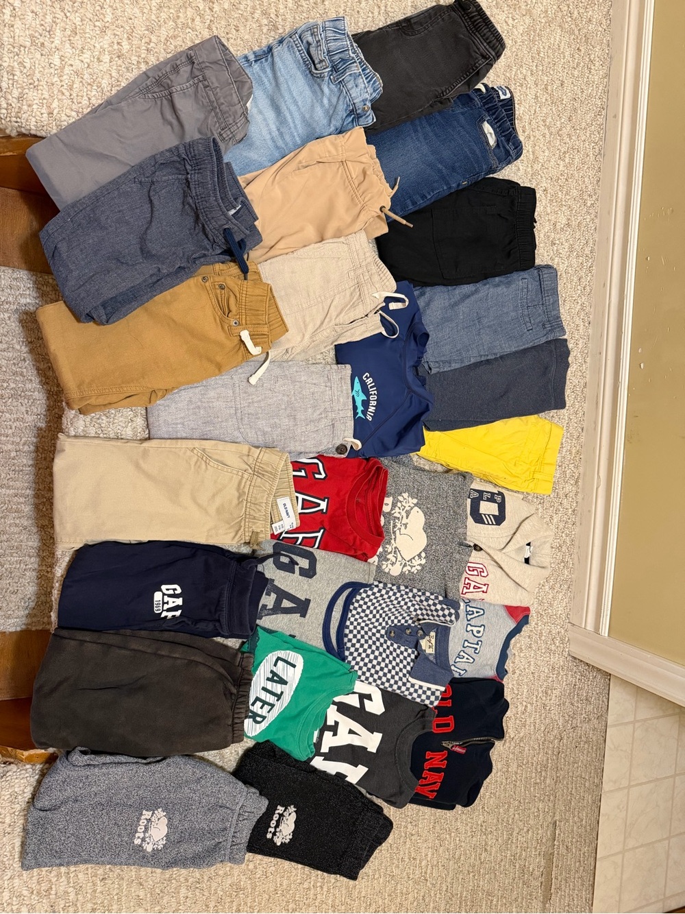 28 Item 5T Boy Lot Of Clothes